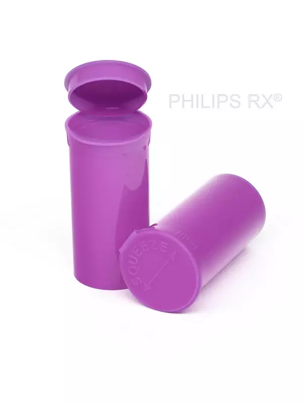Philips Rx Pop Top Bottle - Grape - 13 dram - 315 Units