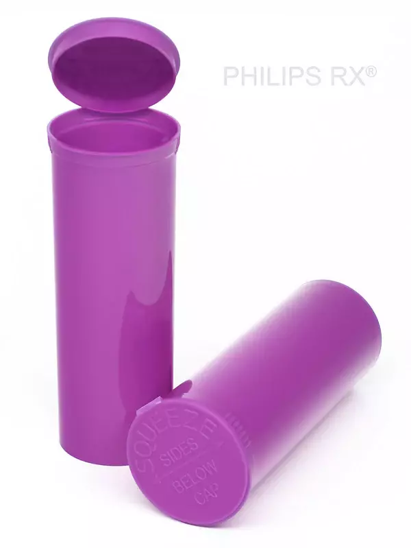 Philips Rx Pop Top Bottle - Grape - 60 dram - 75 Units