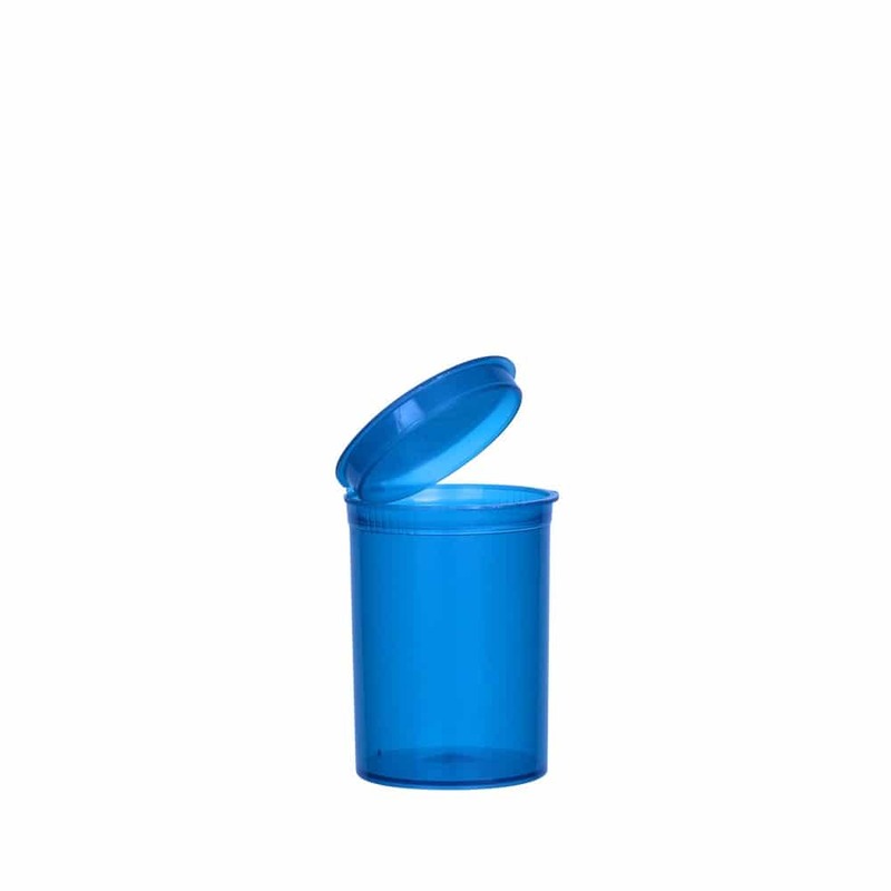 Philips Rx Pop Top Bottle - Translucent Blue- 30 dram - 150 Units