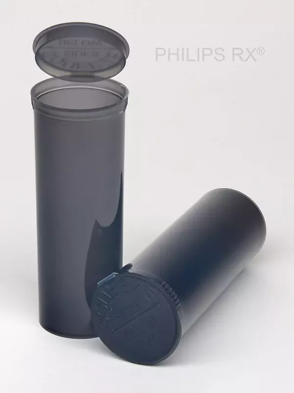 Philips Rx Pop Top Bottle - Translucent Smoke- 60 dram - 75 Units