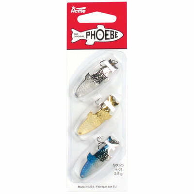 ACME Tackle Phoebe 3Pk  1/8 oz ACME Tackle Phoebe 3Pk  1/8 oz