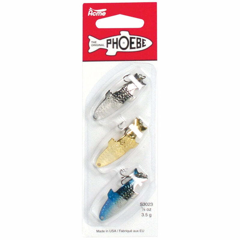 ACME Tackle Phoebe 3Pk  1/8 oz ACME Tackle Phoebe 3Pk  1/8 oz