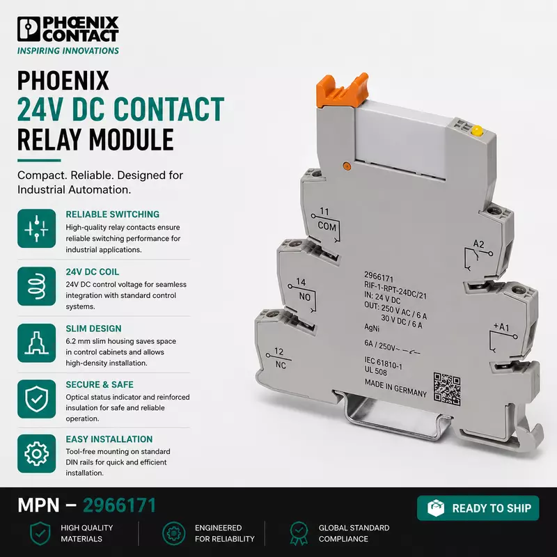 Phoenix Contact Relay Module 24V DC