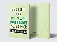 Account Balance Like Phone Number | Premium Motivational Notebook