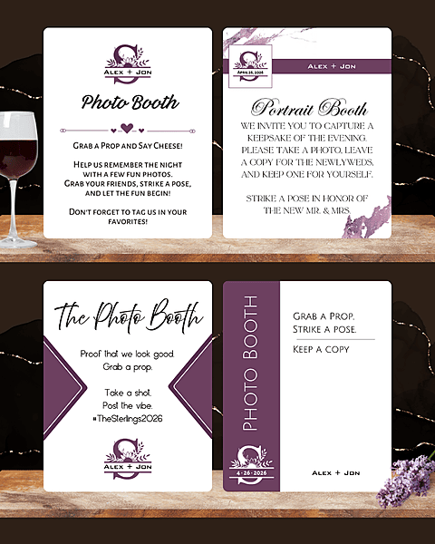 Photo Booth Easel - 8x10"