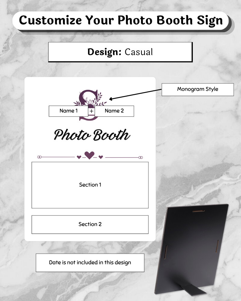 Knot Series Experience Easel Signs