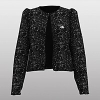 Women's Full Coverage Round Neck Puff Sleeve Slim Fit Top