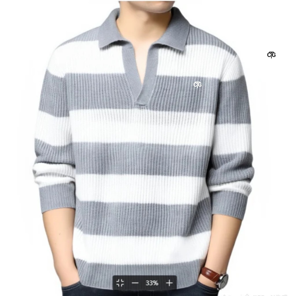 Jumpers for Men High Quality Cotton Sweaters
