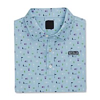 Luxury Polyester Spandex Golf Polo Stretch Men's T-Shirts