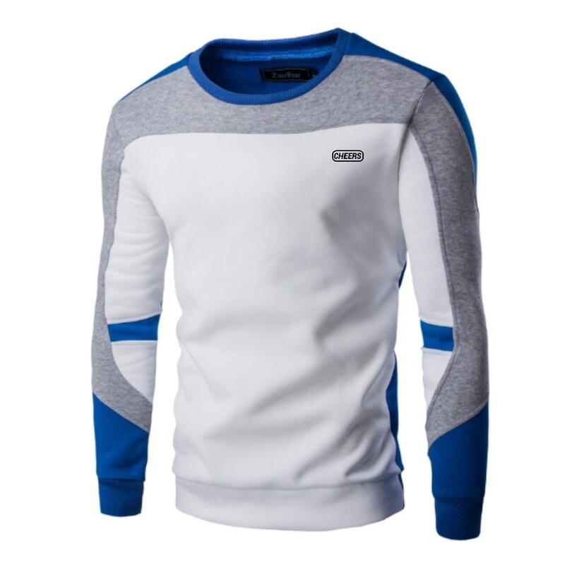 Men Sweatshirt Long Sleeve Round Neck