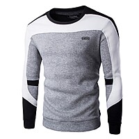 Men Sweatshirt Long Sleeve Round Neck