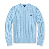 Casual Slim-fit Pullover Wool Dif