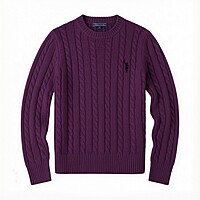 Casual Slim-fit Pullover Wool