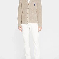 Winter Casual Men's Thick Knitted Cashmere Cardigan