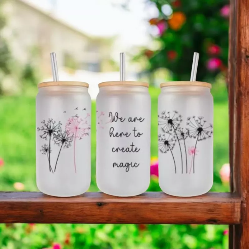 Glass Tumbler Frosted