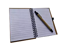Eco friendly Sticky pad notebook with clear cover