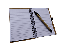 Eco friendly Sticky pad notebook with clear cover