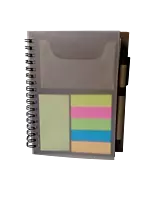 Eco friendly Sticky pad notebook with clear cover