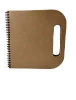 Writing buddy: Diary with pen, wallet, sticky pads and carrying handle