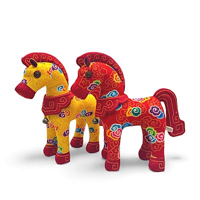 Long Vân Trường Mã, Phiên Bản Đặc Biệt - Thủ Công Nhồi Bông, Vải In Họa Tiết Long Vân Trường Mã, Phiên Bản Đặc Biệt - Thủ Công Nhồi Bông, Vải In Họa Tiết