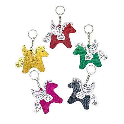 Móc Khóa Ngựa Gỗ 2026 - Thủ Công Móc Khóa Ngựa Gỗ 2026 - Thủ Công