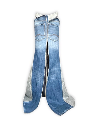 Back Panel underwear Jean Skirt