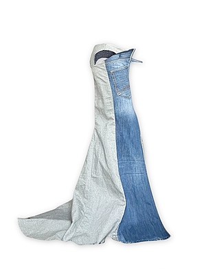 Back Panel underwear Jean Skirt