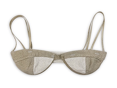 Reconstructed Buttoned Down Bra