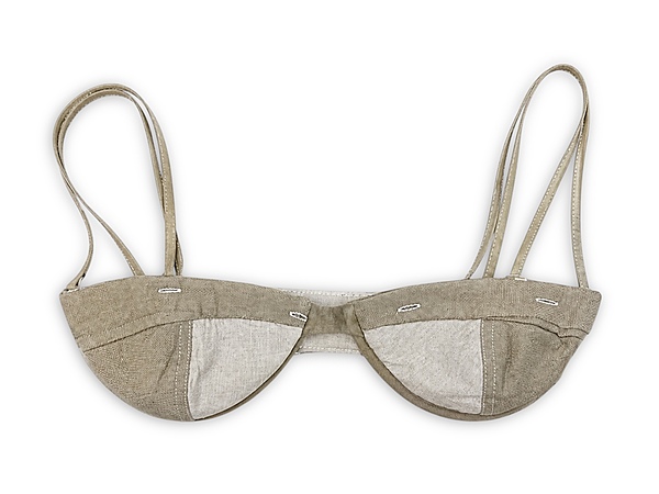 Reconstructed Buttoned Down Bra