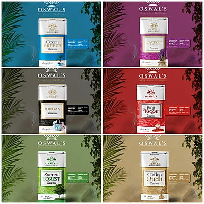 Oswal Premium Incense sticks Assorted Pack Of 6