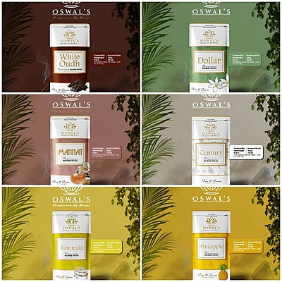 Oswal Premium Incense sticks Assorted Pack Of 6