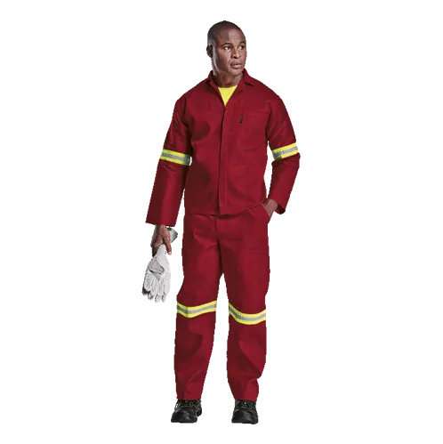 Barron Budget Poly Cotton Conti Suit with Reflective