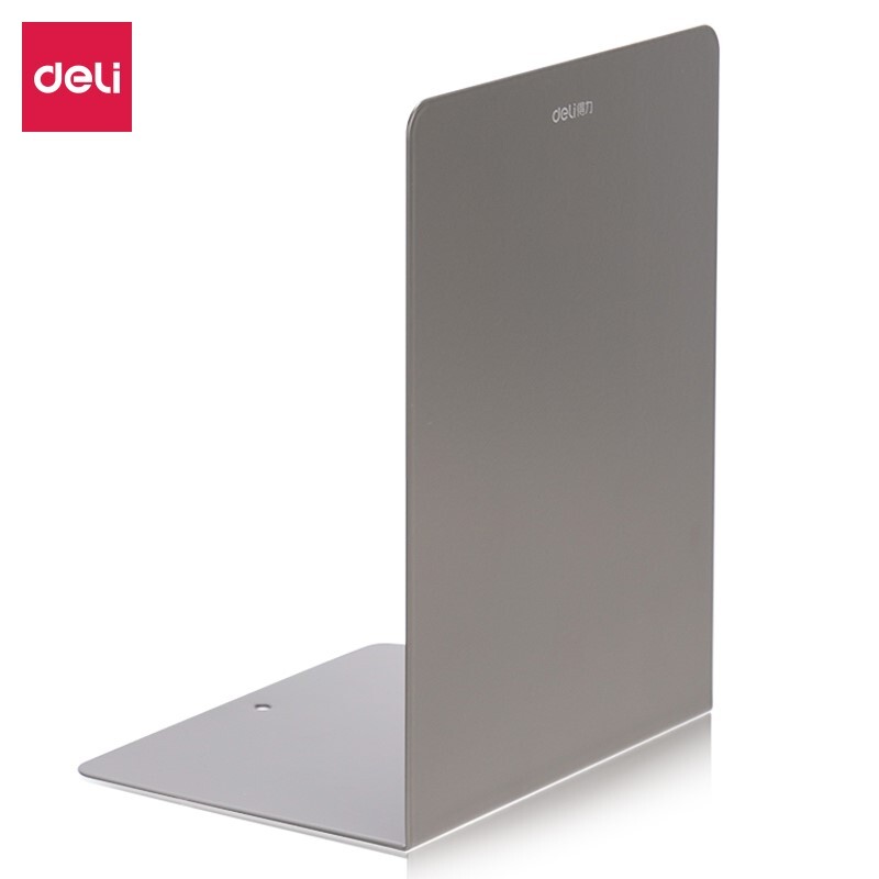 DELI 78650 METAL BOOK END  - SET OF 2PCS