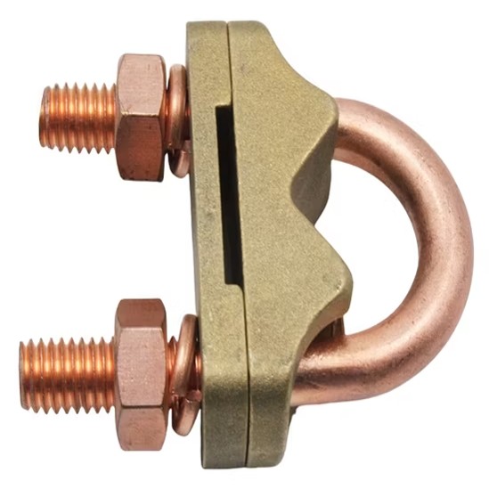 Earth Rod Clamp Double Bolt