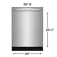 Frigidaire FDPH431LAF 24" Built-In Dishwasher Frigidaire FDPH431LAF 24" Built-In Dishwasher