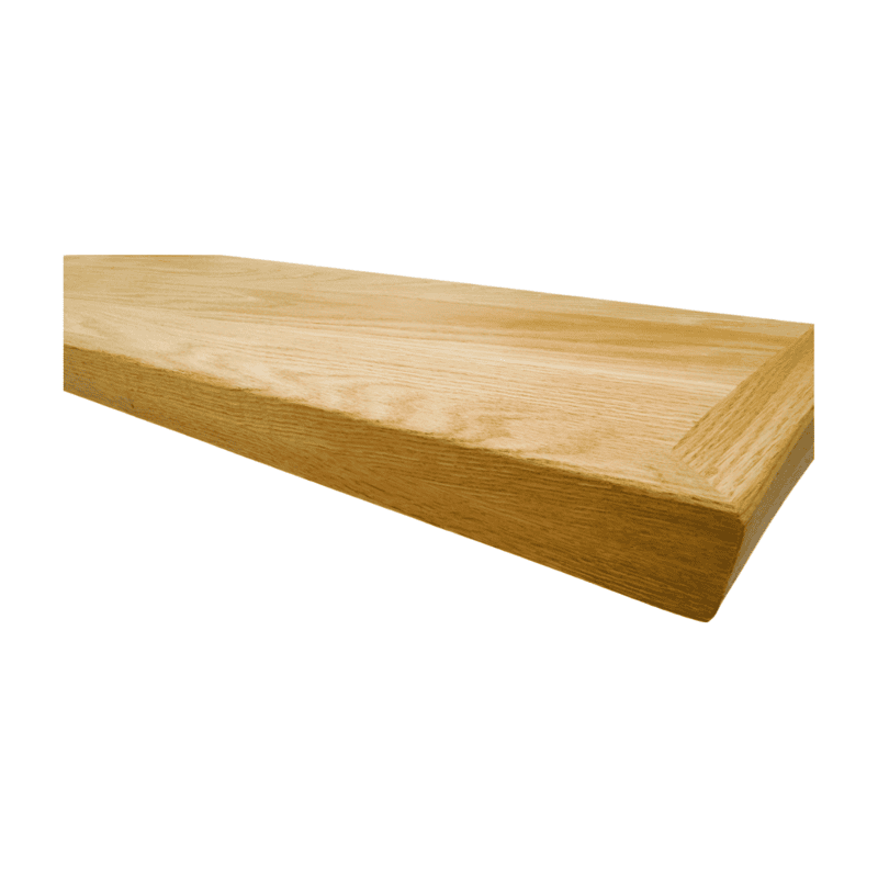 Pie shape stair tread - Red oak Pie shape stair tread - Red oak