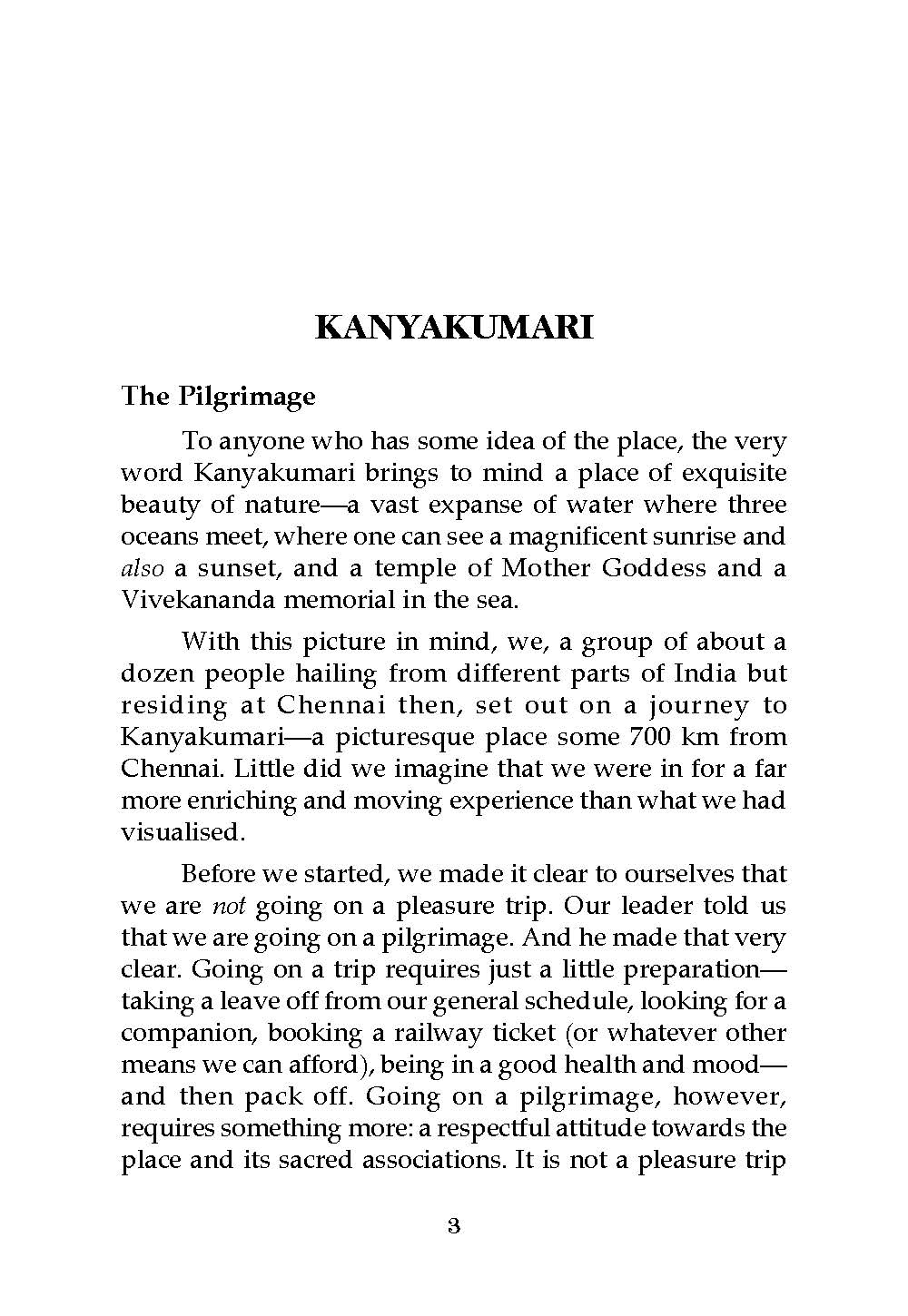 A Pilgrimage to Kanyakumari and Rameshwaram A Pilgrimage to Kanyakumari and Rameshwaram