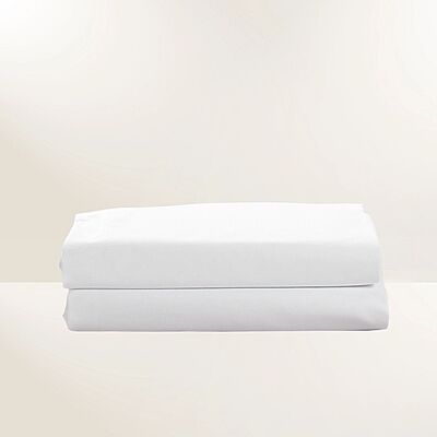 Lux White Pillow Sham- King