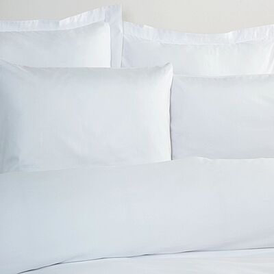 Lux White Pillow Sham - Queen