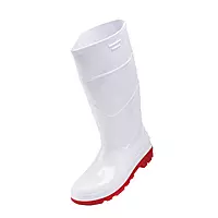 Pioneer White With Red Sole Gumboot