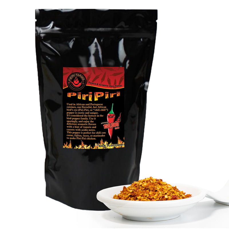 African Birds Eye Chili Pepper Flakes (Piri Piri (Peri Peri)) Crushed Red Chili Flakes (5 Sizes)