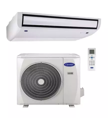 SET Minisplit Inverter Piso Techo Heat Pump, 05TON, Frio-Calor, Voltaje 220/1/60, 15.5 SEER, R410A, Carrier - K53INQ603C-PT