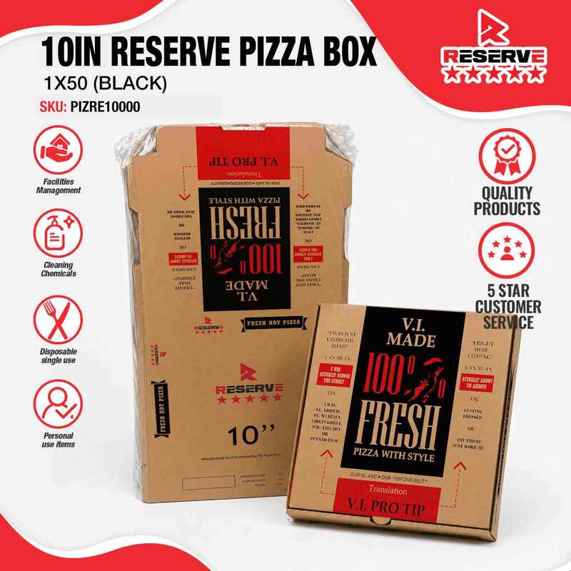 Pizza Box 10" Reserve 1/50 (Island Quotes)