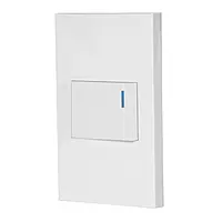 Placa armada 1 interruptor, 1.5 módulos, Española, blanco - PA-APSE15-EB / 45592