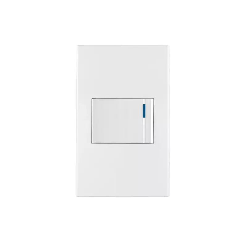 Placa armada 1 interruptor de 3vías, 1.5mód, Española,blanco - PA-APSE15-EEB / 45600