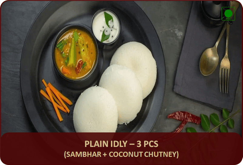 Plain Idly - 3 Pcs
