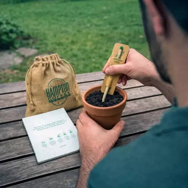 Sustainable Plant a Seed Gift Set with Eco-friendly Jute Pouch