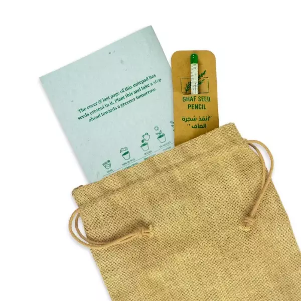 Sustainable Plant a Seed Gift Set with Eco-friendly Jute Pouch