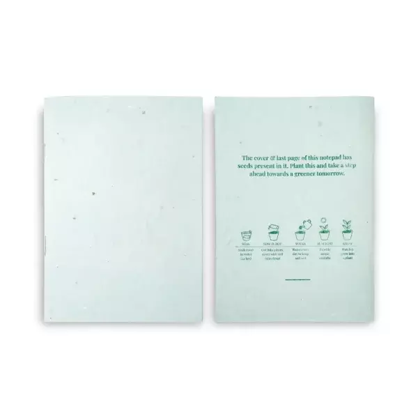 Plantable Notepads B6 with Wild Flower Seeds Covers