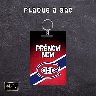 Plaque à sac / Duo - Hockey